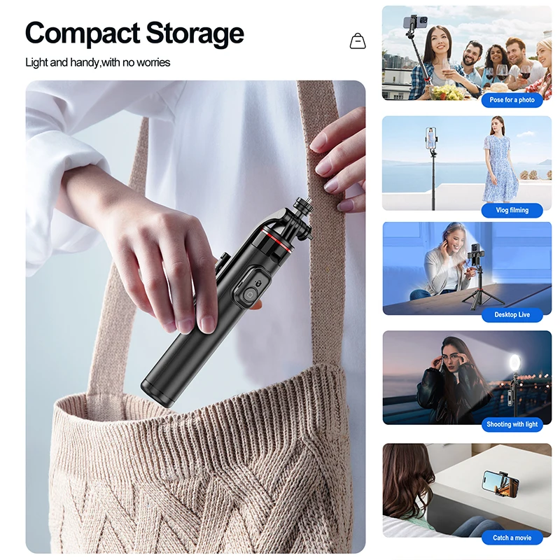 Съемный зажим для телефона селфи 1310 мм