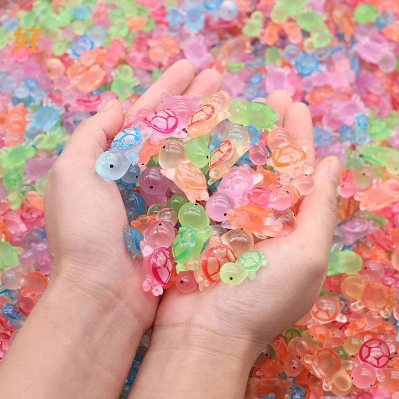 

Светящиеся мини-черепашки из пластика (20/50/100 шт.)