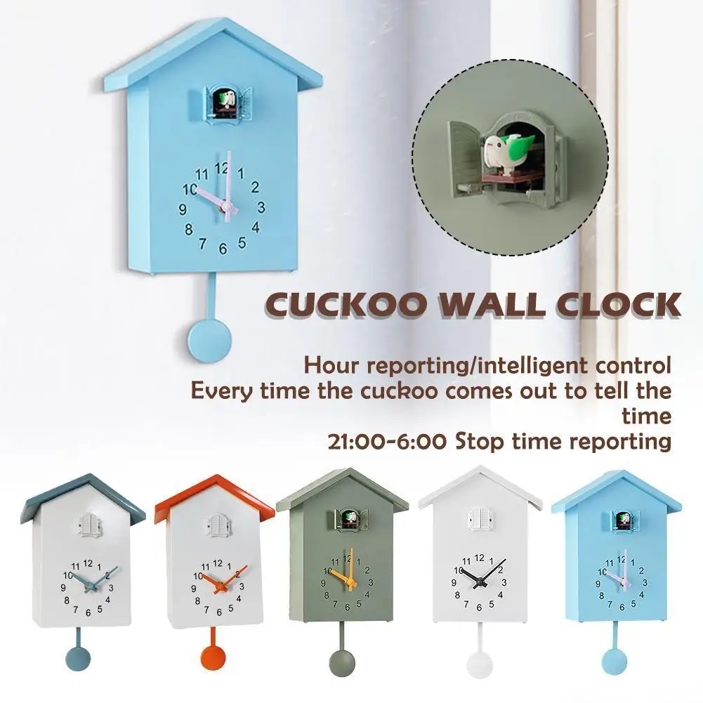 

Часы Cuckoo кварцевые настенные, современные украшения для дома, гостиной, офиса с птицами, с таймером, подарки-украшения для дома, I3t4