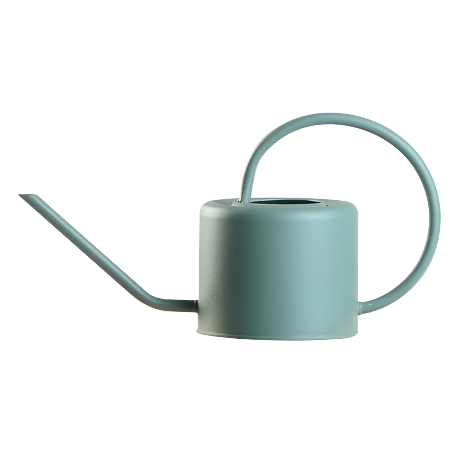 

Household With Long Spout Easy Grip Iron Art Gardening Tools Watering Can Flower Plant 1L Matte Patio Ergonomic Indoor Outdoor