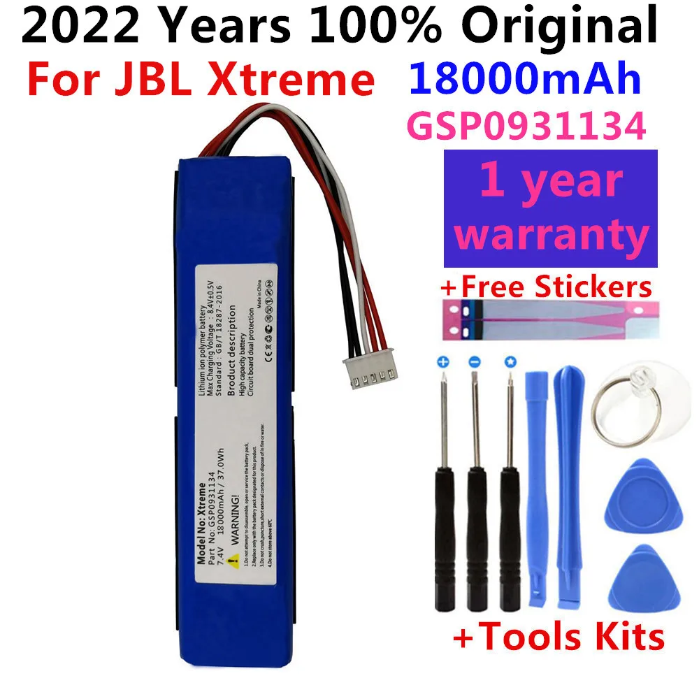

100% Original New for JBL Xtreme 1 xtreme1 extreme GSP0931134 battery tracking number with tools to Brazil Russia fast