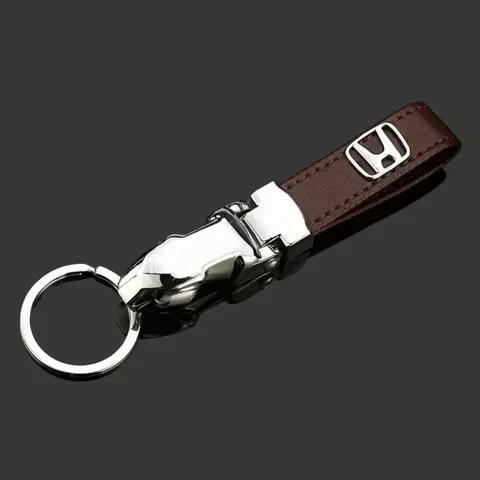 Car Keychain Keyrings for Honda Civic Accord CRV Odyssey Fit Pilot Dio HRV CRF CBR Engine Crf 250 XRV City Jazz Jade Accessories