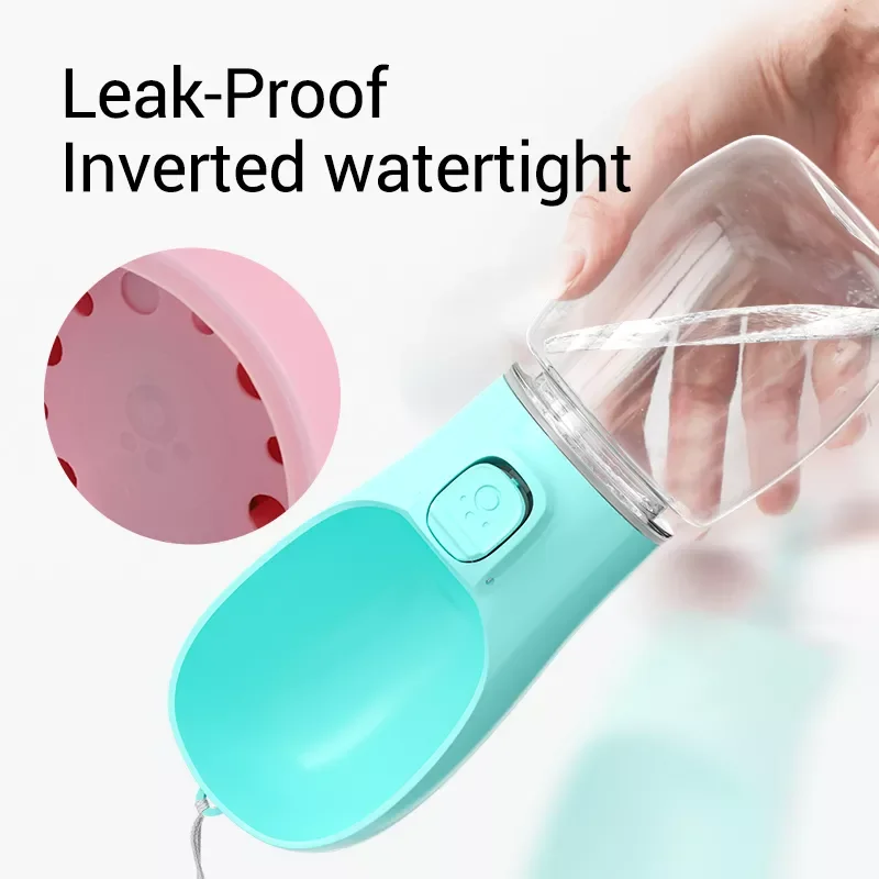 

2023 ROJECO Pet Dog Water Bottle Portable Drinker Cat Water Bowl For Dogs Sport Travel Water Bottle Drinking Bowl For Dog Access