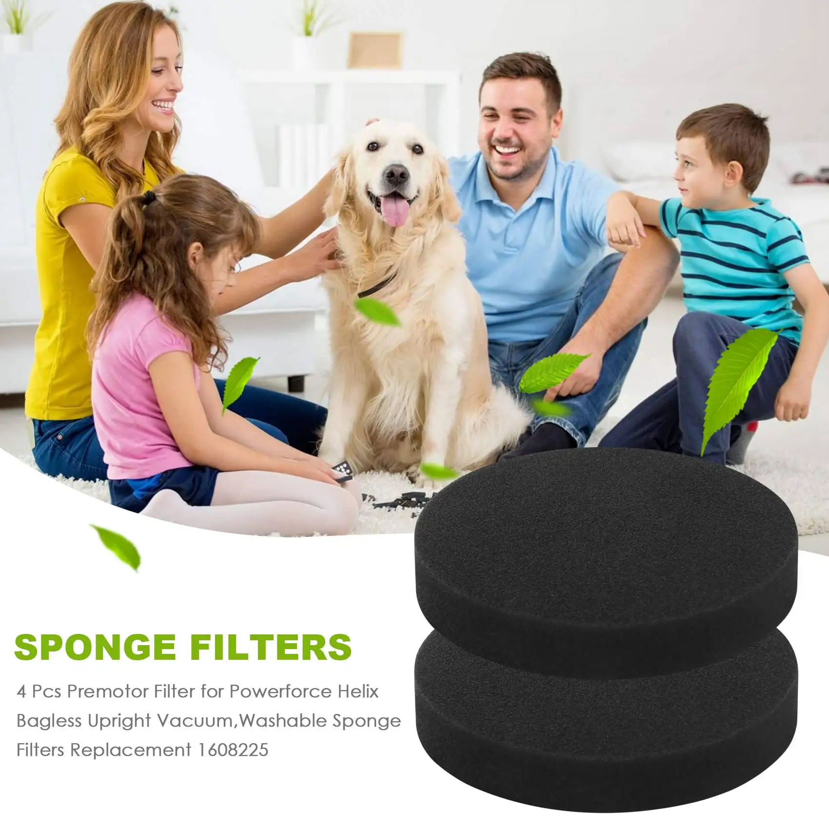 4 шт. фильтр предварительного двигателя для Bissell Powerforce Helix без мешка Вертикальный