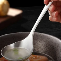304ss large soup spoon short soup ladle ktchenware table spoon 17 5cm