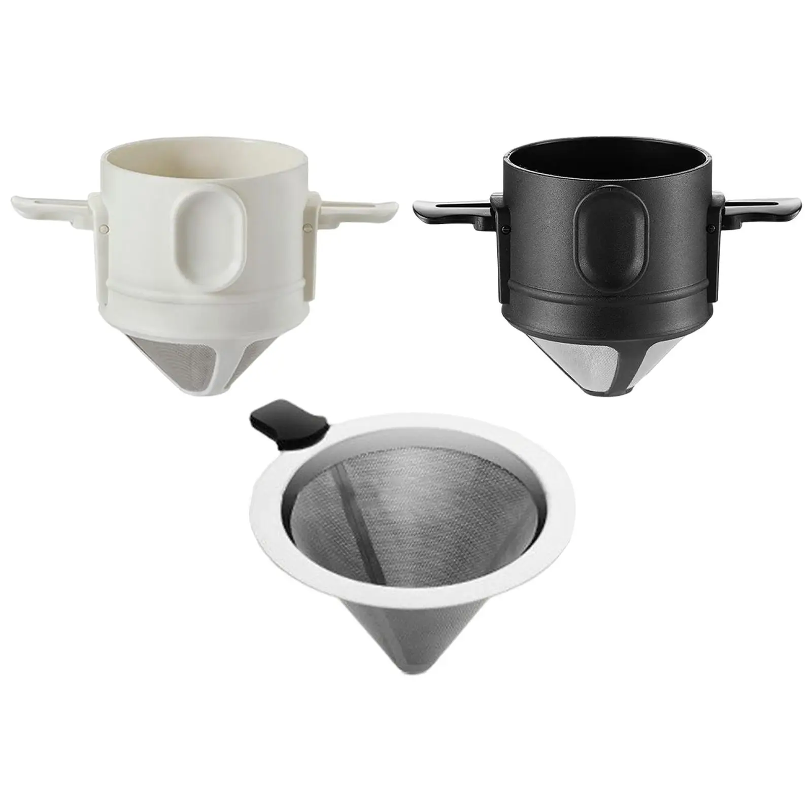 

Collapsible Coffee Filter, Paperless Reusable Coffee Filter, Pour Over Coffee Maker for Single Cup Brew
