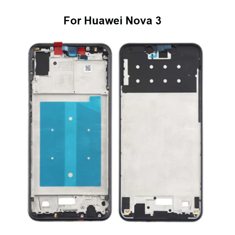 New Middle Frame For Huawei Nova 3 Front Plate Housing Bezel Faceplate Bezel LCD Supporting Holder