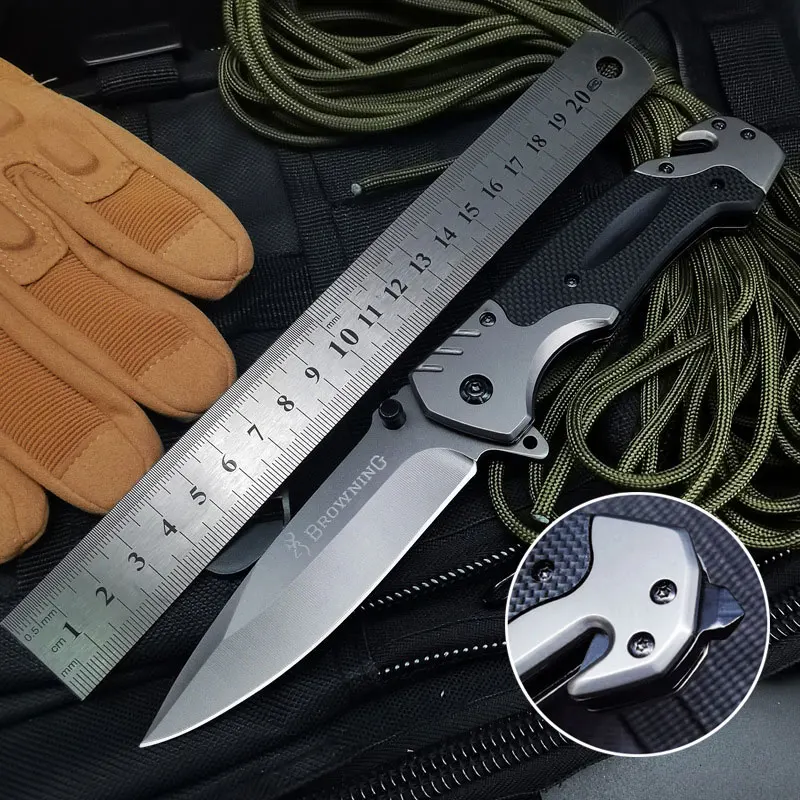 

Тактический Многофункциональный нож для выживания, Универсальный складной карманный резец из нержавеющей стали для самообороны, Разрушит...