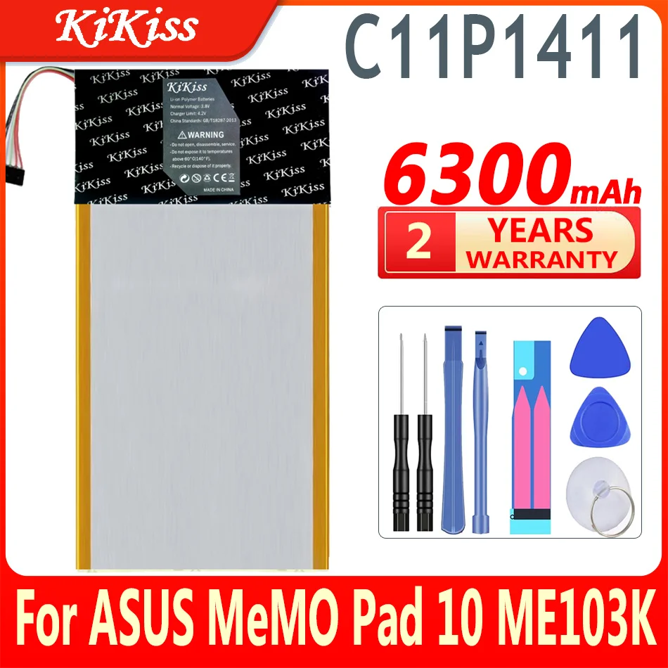 

C11P1411 Battery for ASUS MeMO Pad 10 Pad10 ME103K K01E ME0310K ME103 6300mAh Replacement Batteries