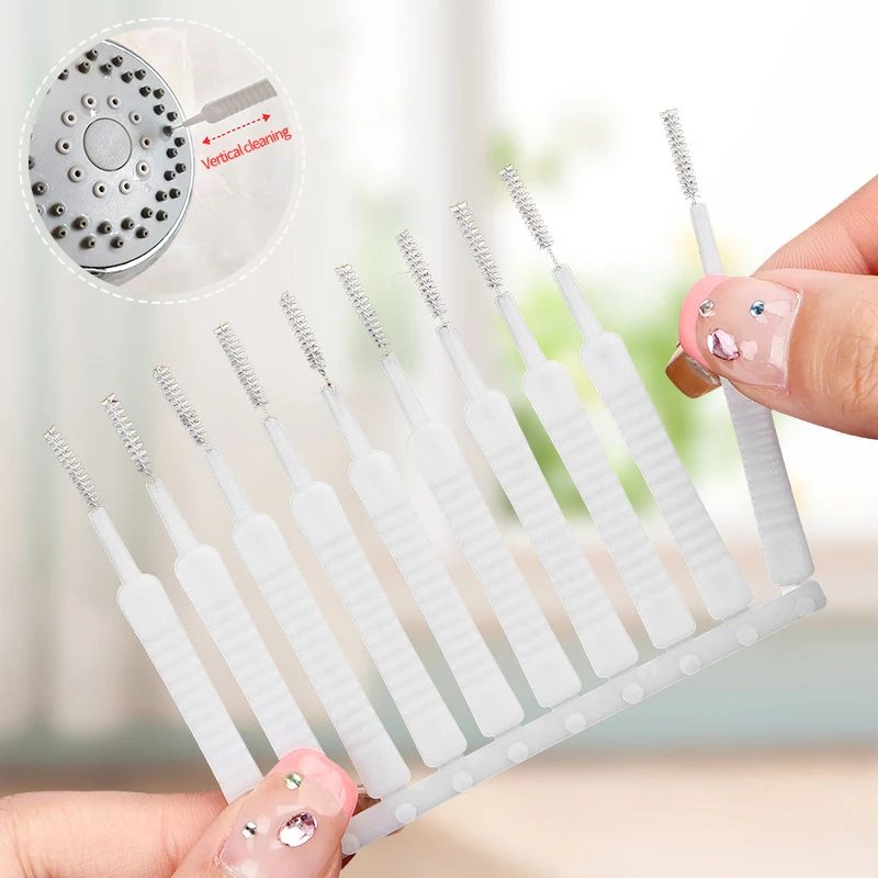 

Средство для очистки головки душа, микро Нейлоновая Щетка для ванной комнаты, маленькая щетка против засорения, инструменты для мытья интерьера, домашний очиститель