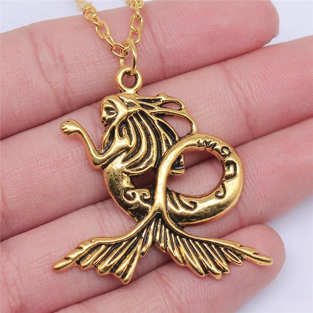 Колье с длинной цепочкой 40x4 1 мм, 3 цвета