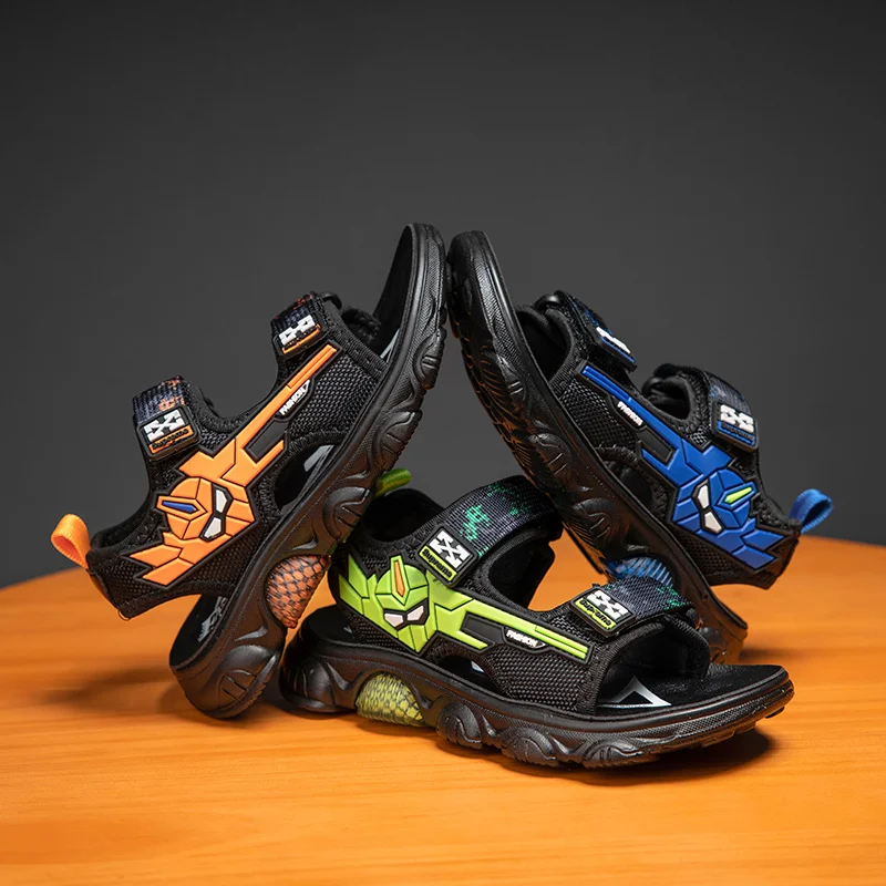 

Summer Boys' Outdoor Sports Sandals Comfortable And Refreshing Breathable Non-Slip Wear-Resistant Casual Children's Shoes