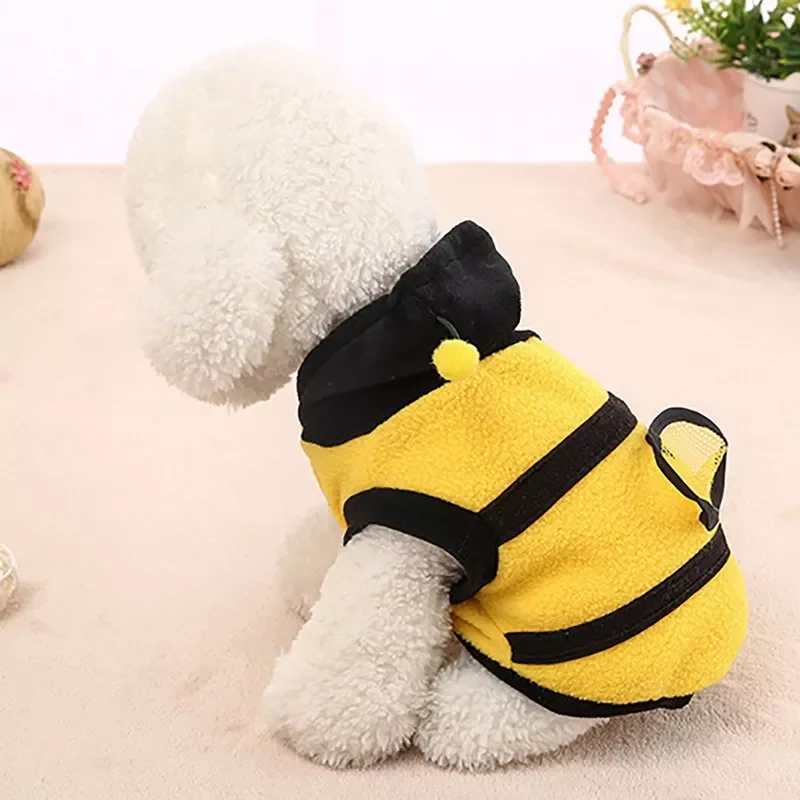 

Dog Apparel Coat Hoodie Costume Outfit Puppy Warm Dog Cat Clothing Cosplay Dress Coat Pet Clothes For Small Dogs