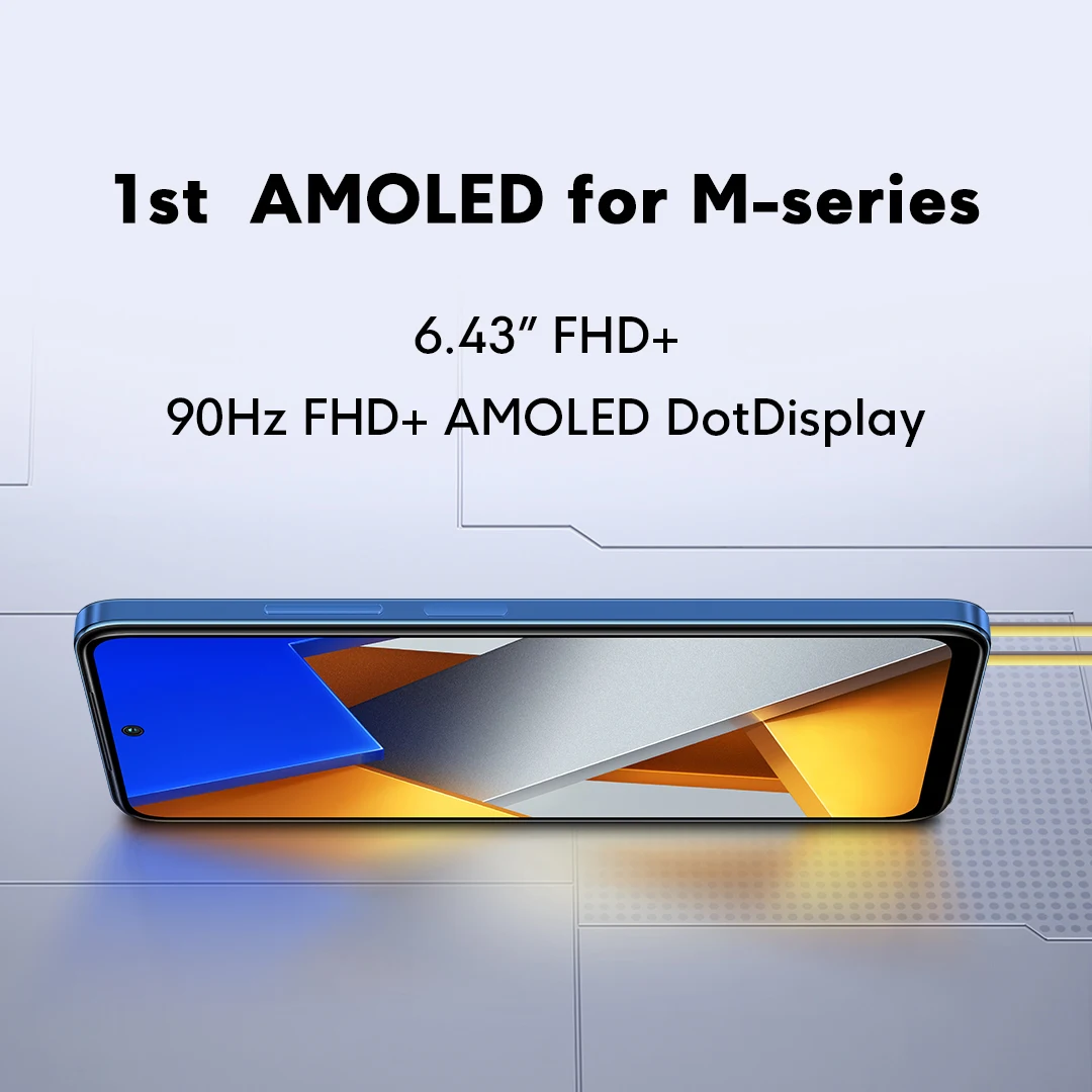 global version poco m4 pro 4g smartphone 128gb256gb helio g96 octa core 90hz amoled 33w pro fast charging 64mp camera nfc free global shipping