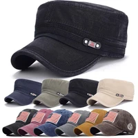 cotton military hats for men women flat top golf cap adjustable army caps outdoor baseball cap spring autumn trucker hat dad hat