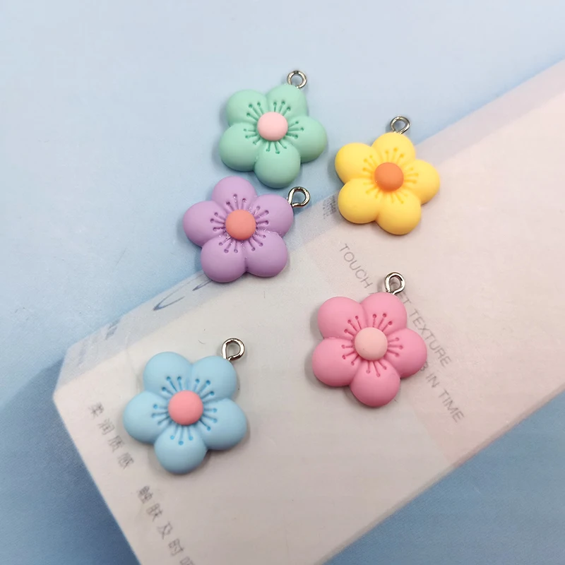 10 шт. японские Подвески в виде цветов DIY серьги брелок изготовление ювелирных