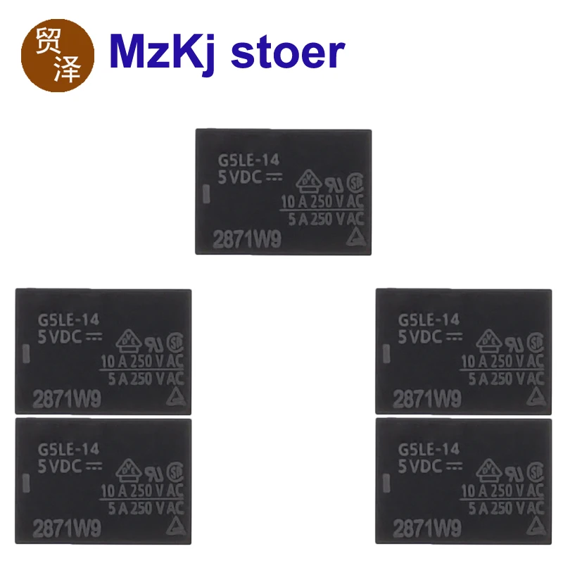 

5 шт., новинка, оригинал, T72 G5LE-14 5V 5VDC 5A 250VAC 5PIN