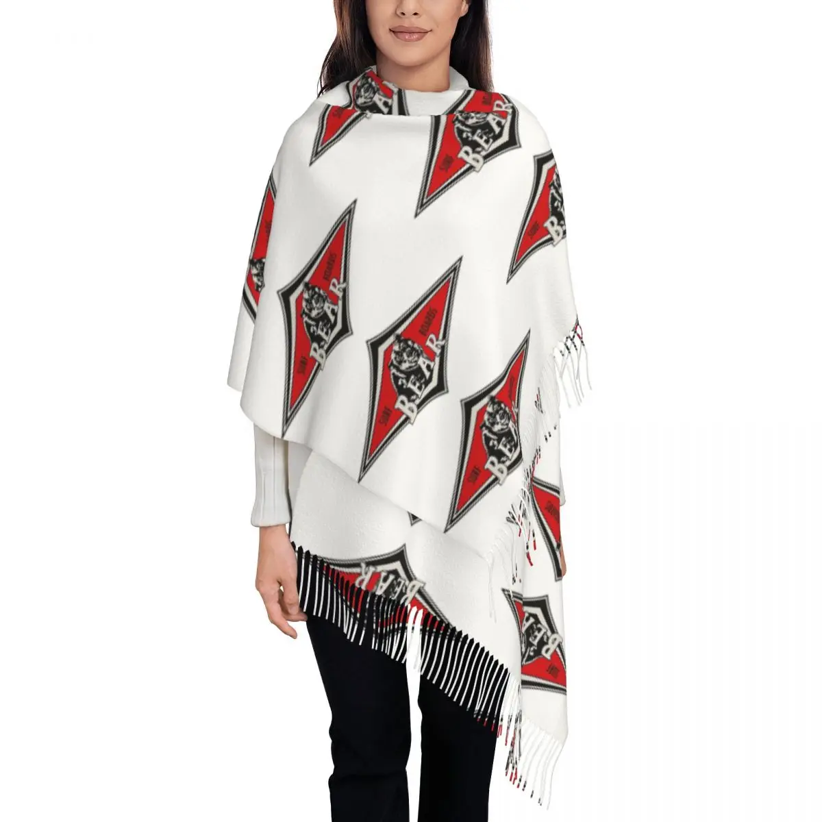 Серфинг Медведь Большая Среда Культовая доска для серфинга Красный шарф с