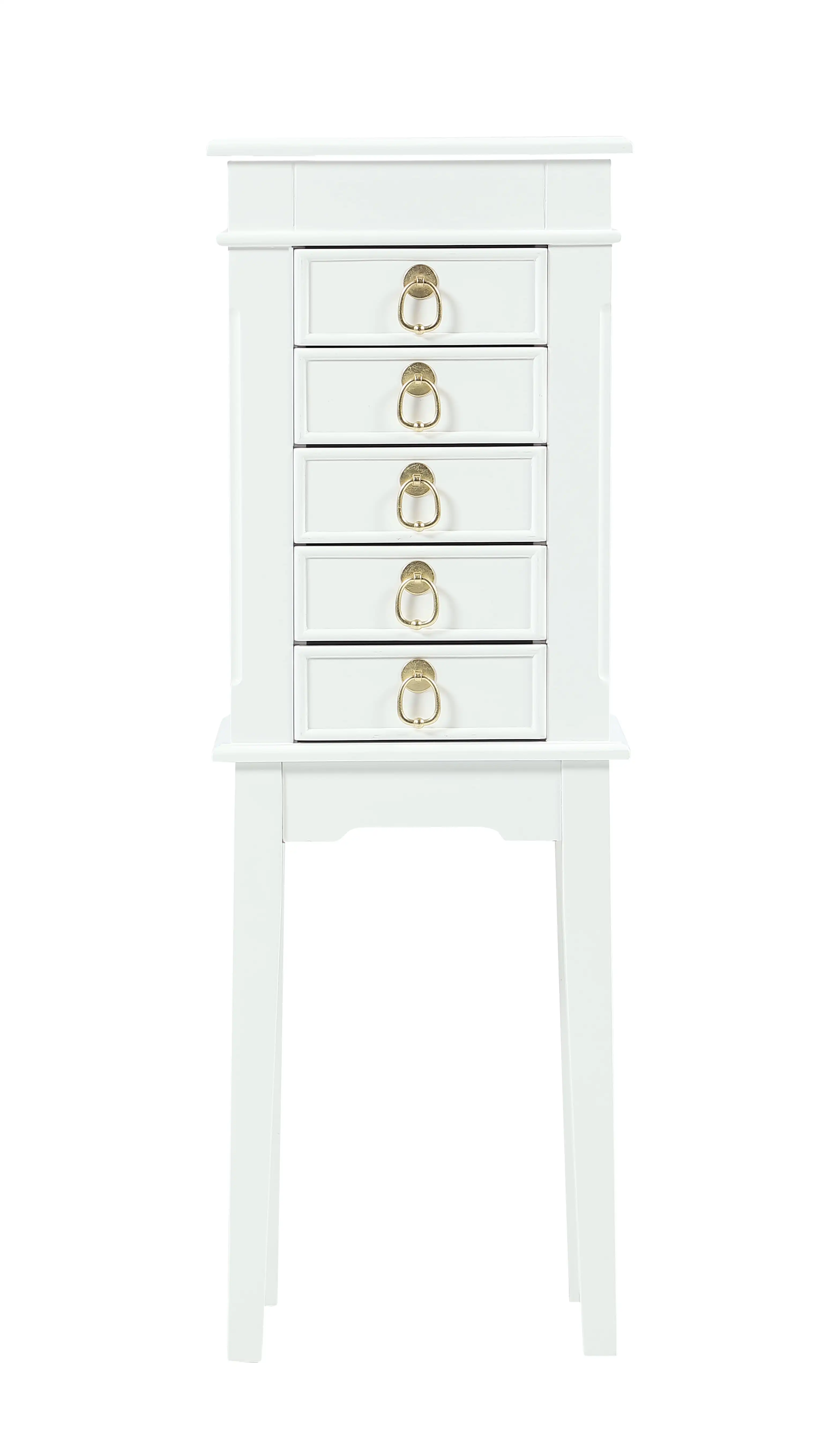 

Womens Kami White Jewelry Armoire for Organizing & Sotrage