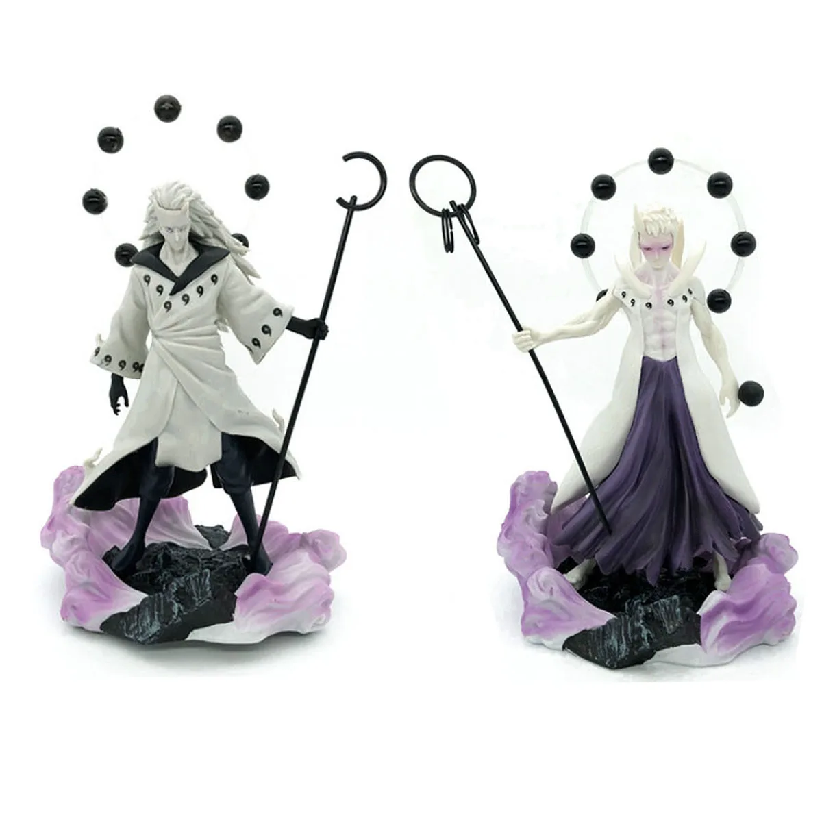 

Naruto GK Shippuden Rikudousennin Modo Uchiha Madara Uchiha Obito PVC Action Figures Anime Model Collectible Figurines For Kids