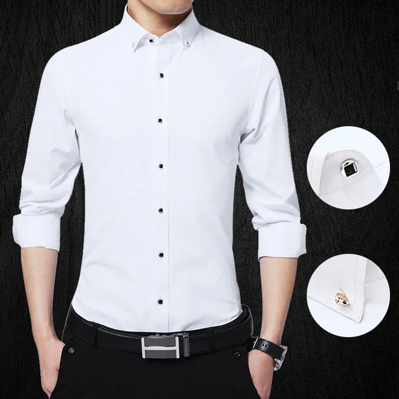 Men's Button-down Shirt Long Sleeve 