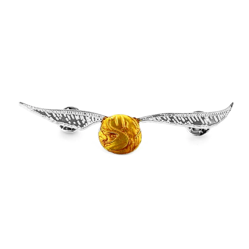 

Harry Potter Golden Snitch Lapel Pins Simple Cartoon Brooch Vintage Magic Creative Metal Badge for Women Men Accessories