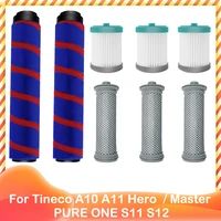 for tineco a10 a11 hero a10 a11 master pure one s11 s12 pwrhero11 cordless vacuum roller brush pre hepa filter for cleaner spare