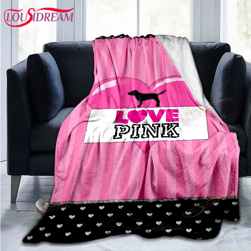 Роскошное розовое одеяло VV-Victorias S-Secrets мягкое удобное постельное белье