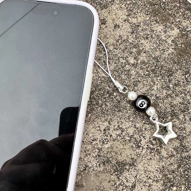 Модный брелок с 8 шариками и бантом из бисера сумка подвеска цепочка для телефона