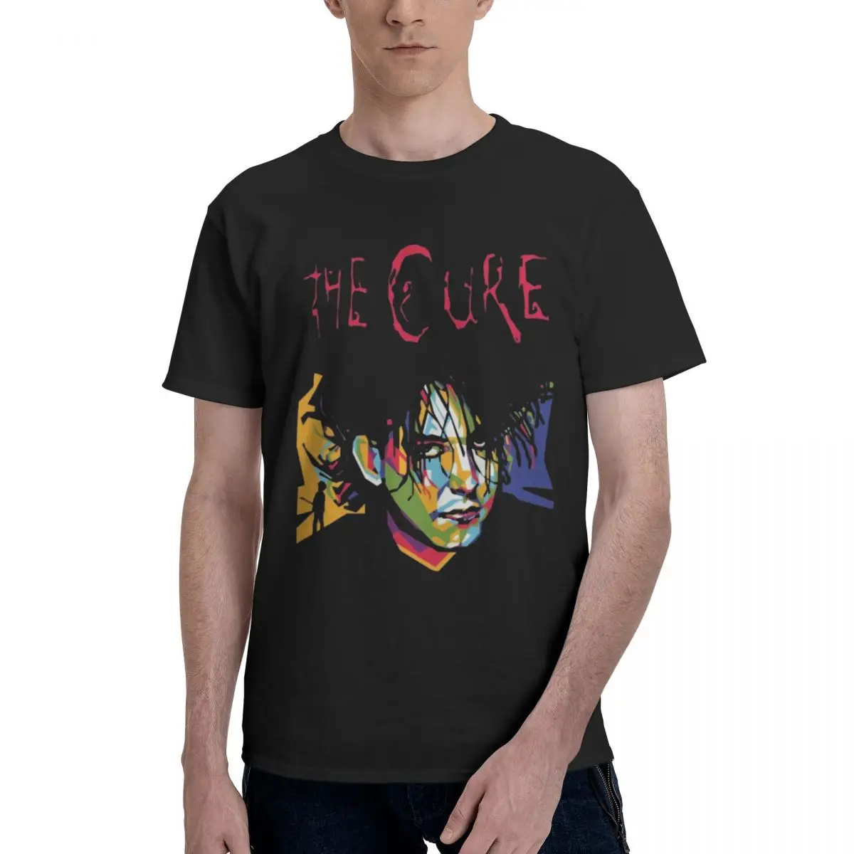 

The Cure Robert Smith 13 Tshirt Activity competition Hot Sale Humor Graphic Adult T-shirt Crewneck Top quality USA Size