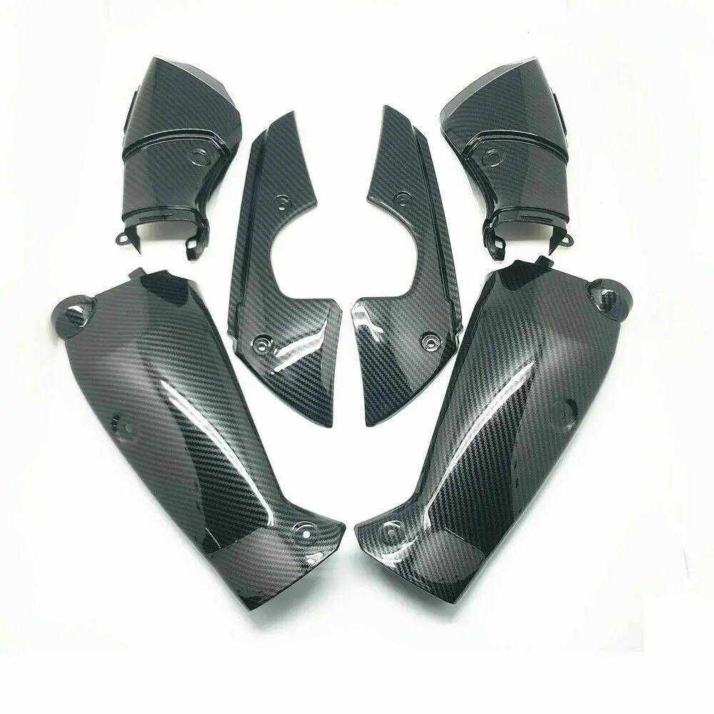 

6 шт., комплект воздухозаборников из углеродного волокна для YAMAHA YZF R1 2009 2010 2011 2012 2013 2014