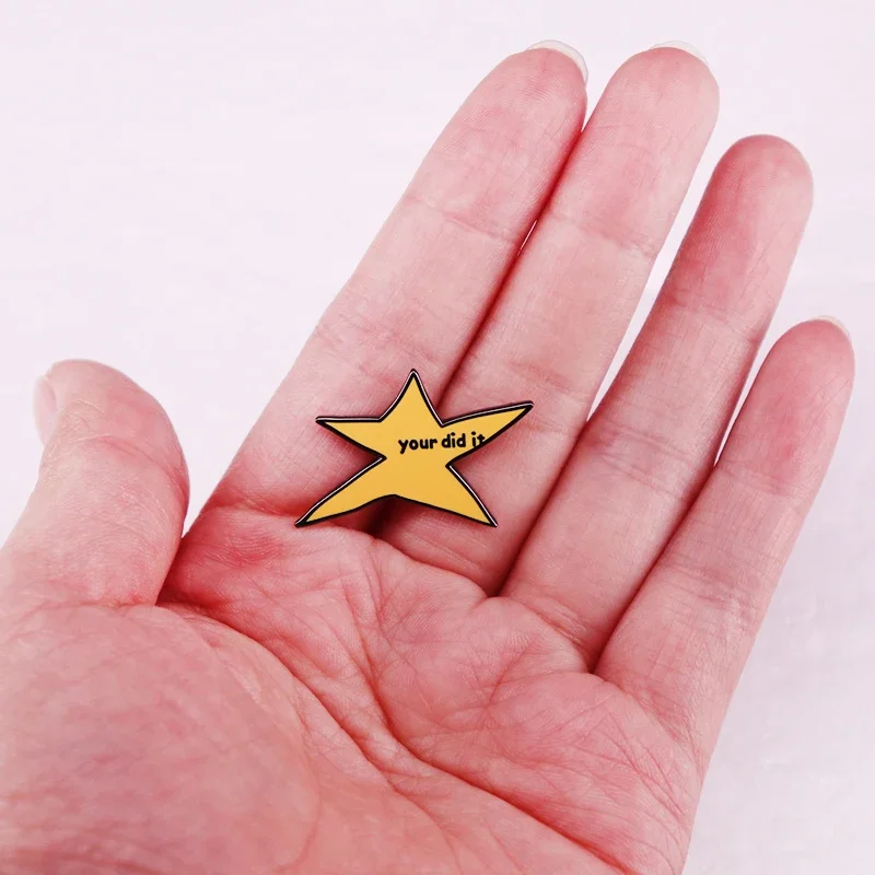 Эмалированные булавки Your Did It Meme в виде звезды аксессуары для ювелирных изделий