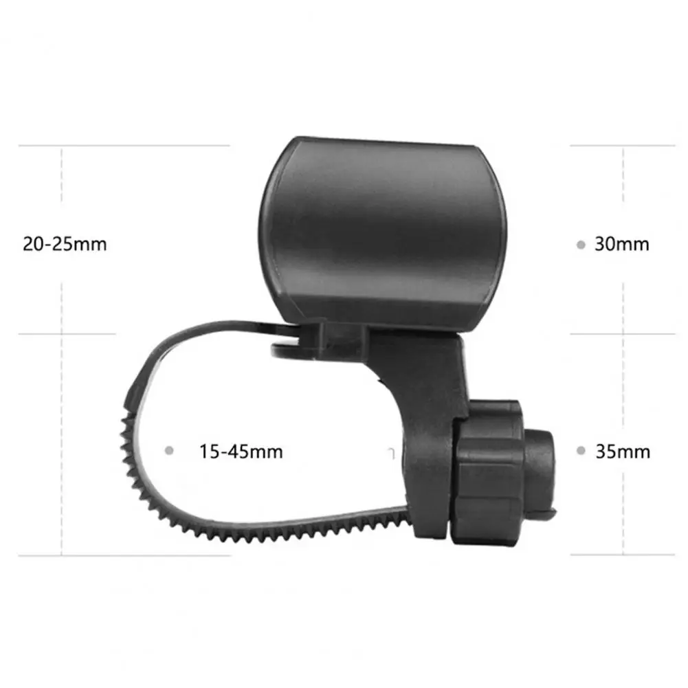 

Adjustable Accessories Wear-resistant Rotatable Flashlight Mount Clamp Flashlight Clip for Bicycle
