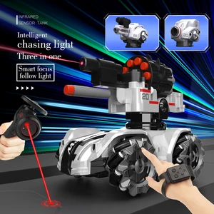 4WD Remote Control Car Radio Gesture Induction RC Car 2.4G Toy Light Music Drift Dancing Twist Stunt