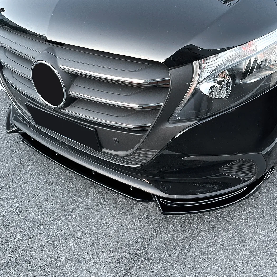 Для MERCEDES BENZ V-Class Vito W447 2024+ Передний бампер, сплиттер, диффузор, обвес, тюнинг, накладки-канарды, защитная накладка (art.: 3920db4e546af) - 3920db4e546af