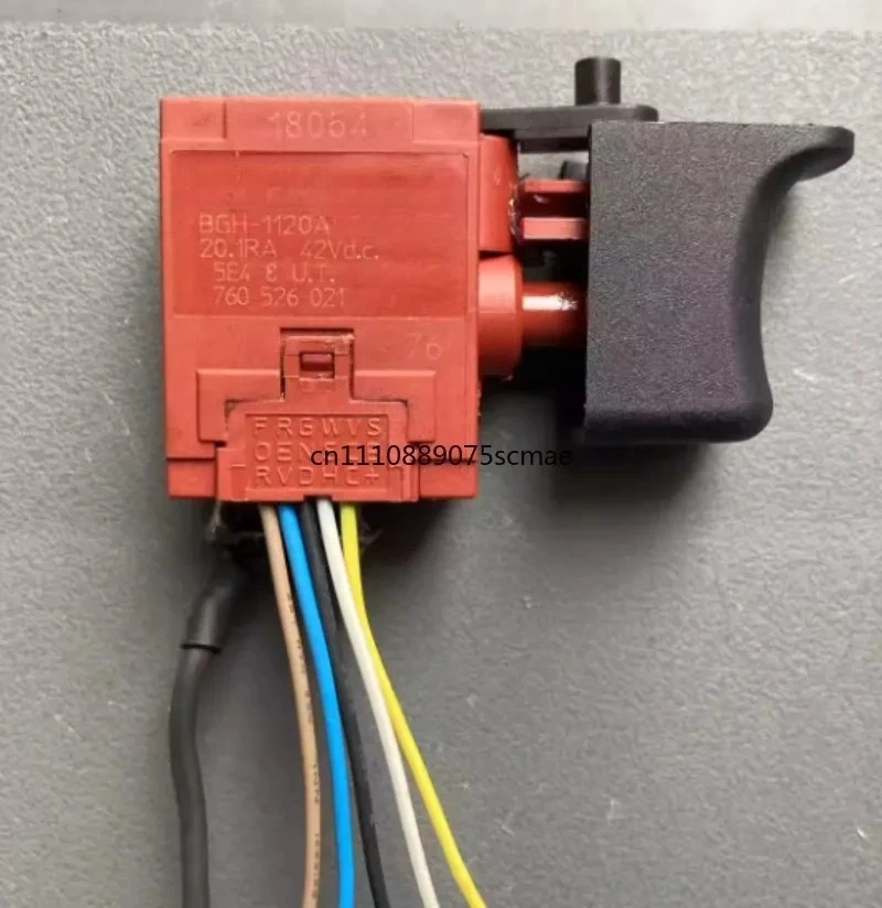 Фото Запасная часть: Триггерный переключатель для электродрели BGH-1120A 42VDC 20.1RA №3