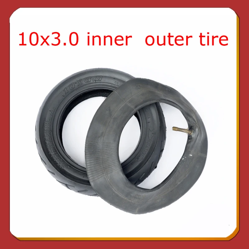 

10x3. 0 Inner and Outer Tire Pneumatic Inner Tube Suitable for Electric Scooter KuGoo M4 Pro Folding Electric Scooter Tire