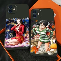 one piece anime phone case for funda iphone 13 11 pro max 12 mini x xr xs max 6 6s 7 8 plus funda silicone cover back etui
