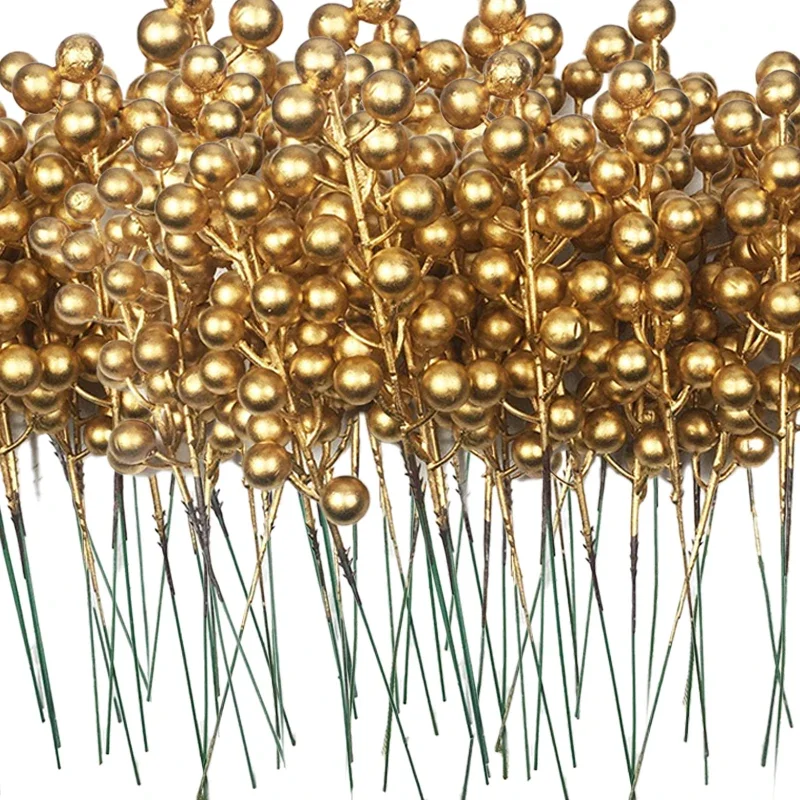 

Искусственные красные ягоды для венка Рождество