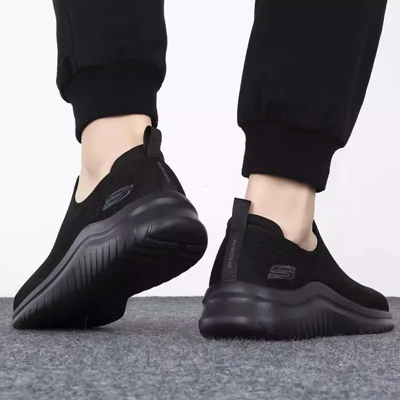 Мужские кроссовки Skechers. Новая летняя модная дышащая повседневная обувь. Легкая