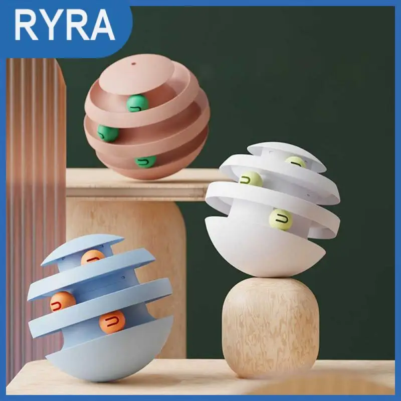 

Interactive Turntable Roller Balls Tracks Amusement Cats Tracks Cat Toy Cats Toy Tower Intelligence