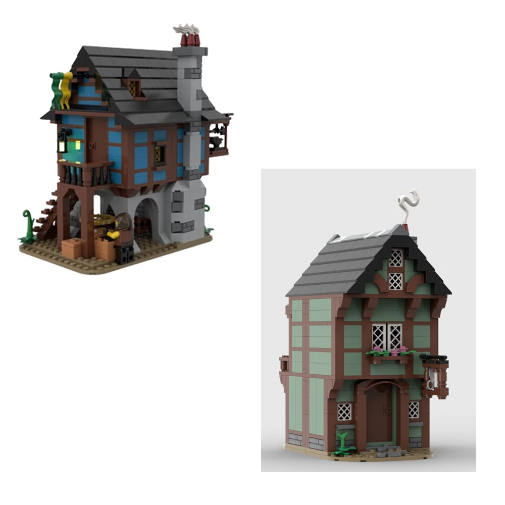 Spot MOC-113518/109203 средневековый замок маленькие частицы в сборе набор игрушек для