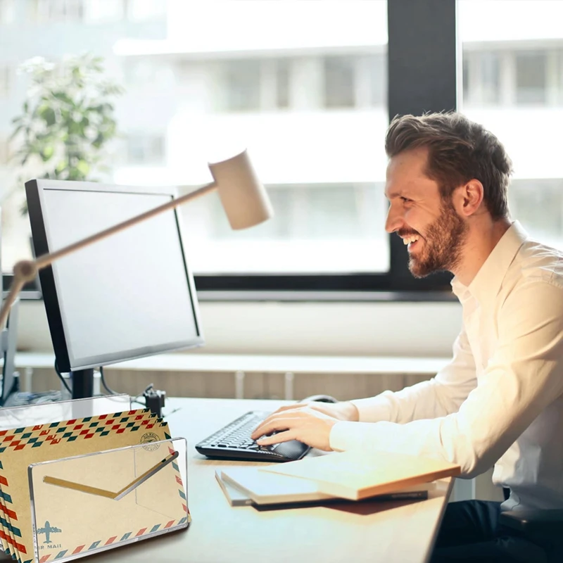 Прозрачная фотобумага 2 шт. акриловая Вертикальная папка и держатель для букв