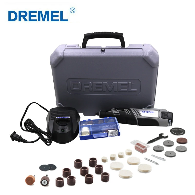 

Dremel 8220 N/30 Wireless Grinder Cordless Variable Speed Rotary Tools Engraver Sander and Polisher with 30 Accessories