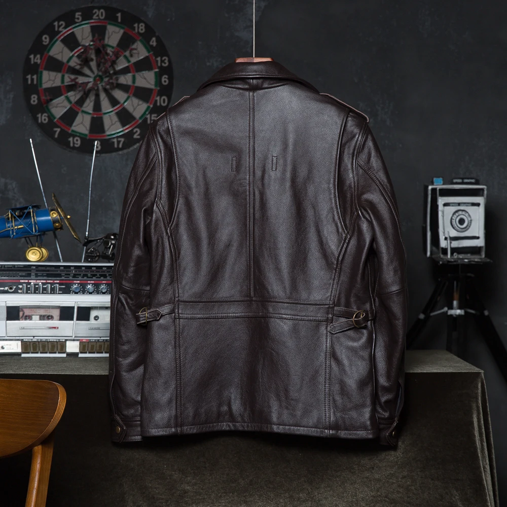 Мужская кожаная куртка 2XL-6XL с другой ссылкой длинная мужская M65 в стиле милитари