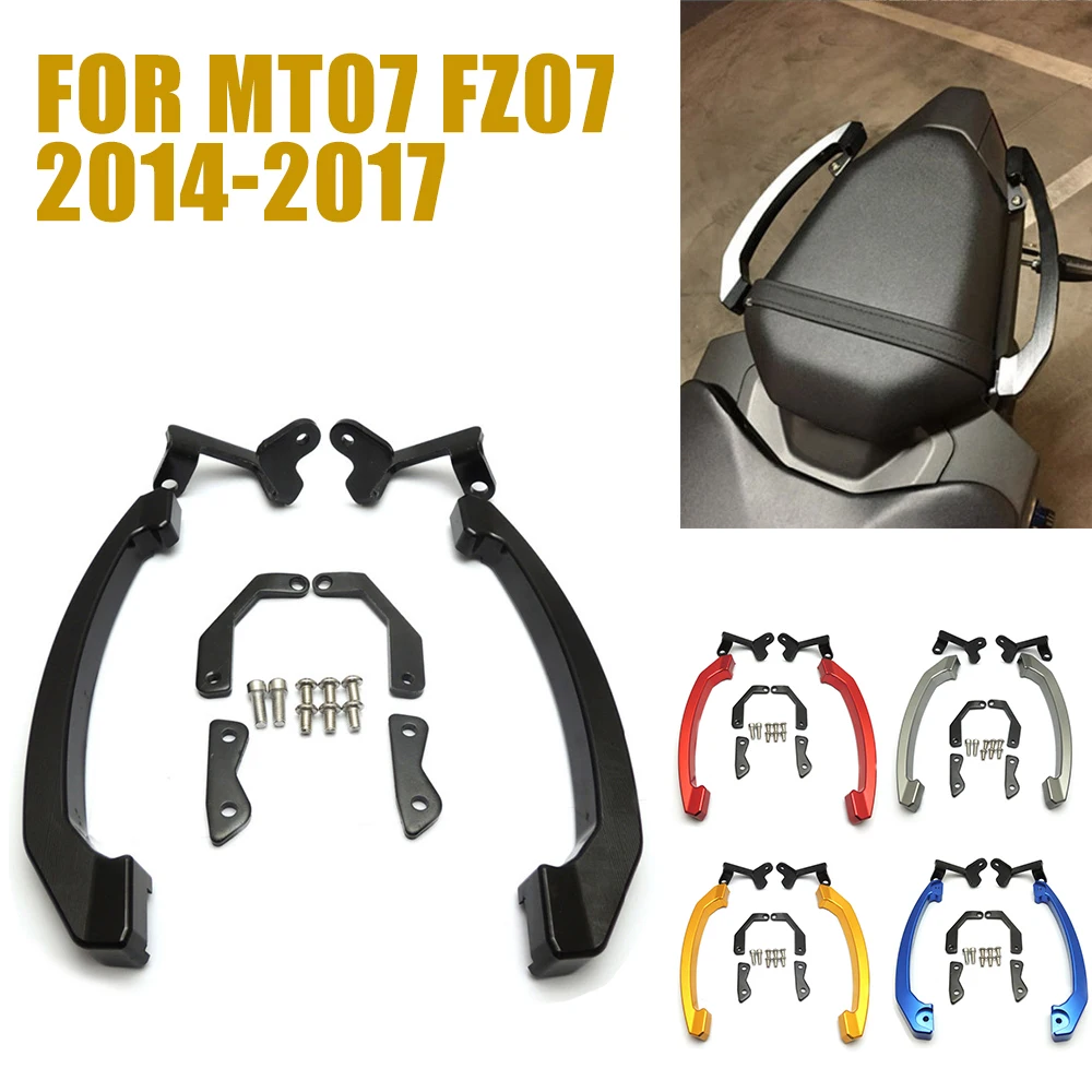 

For Yamaha MT07 MT FZ 07 FZ07 2014 - 2017 Motorcycle Rear Grab Bars Rear Passenger Seat Hand Handle Rail Armrest Accessories