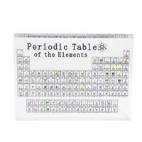 muy bien acrylic chemical periodic table letters decor display board display real elements children teaching school decorations