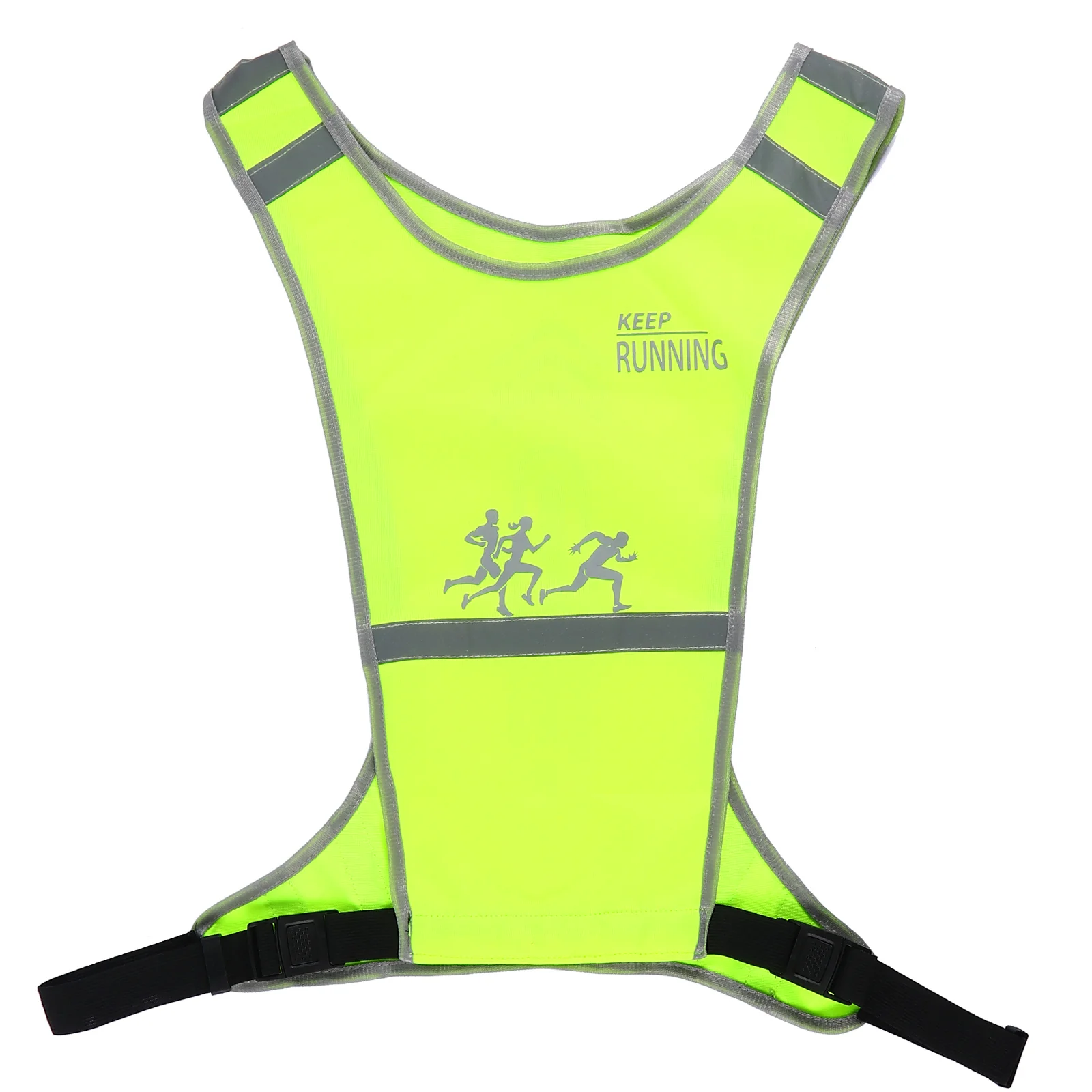 

Vest Reflective Safety Running Cycling Gear High Visibility Workstrap Biking Night