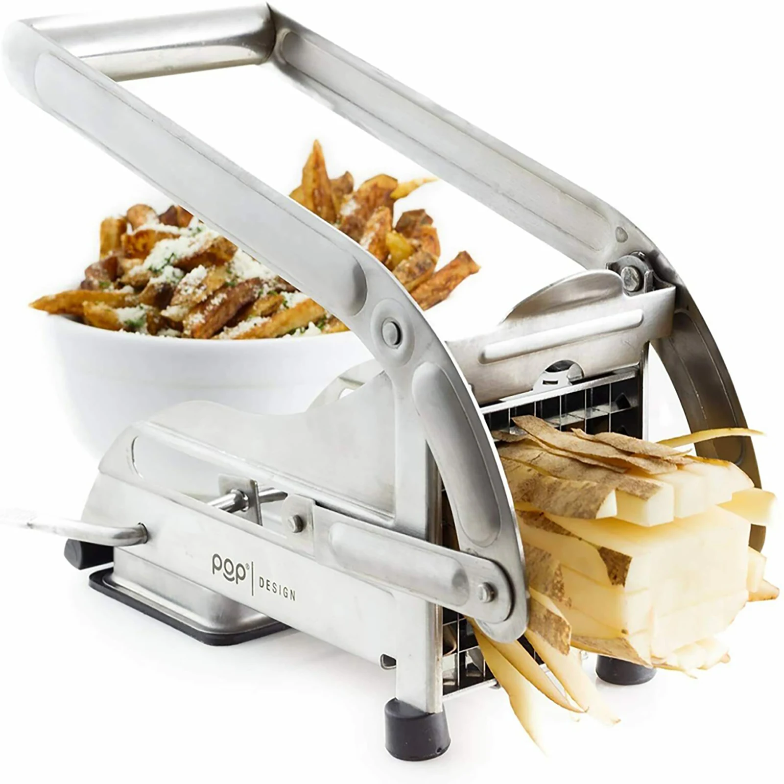 

Multi-function Potato Slicer Stainless Steel Shredder French Fries Cutter Manual Vegetable Dicer Machine Kitchen Accessories