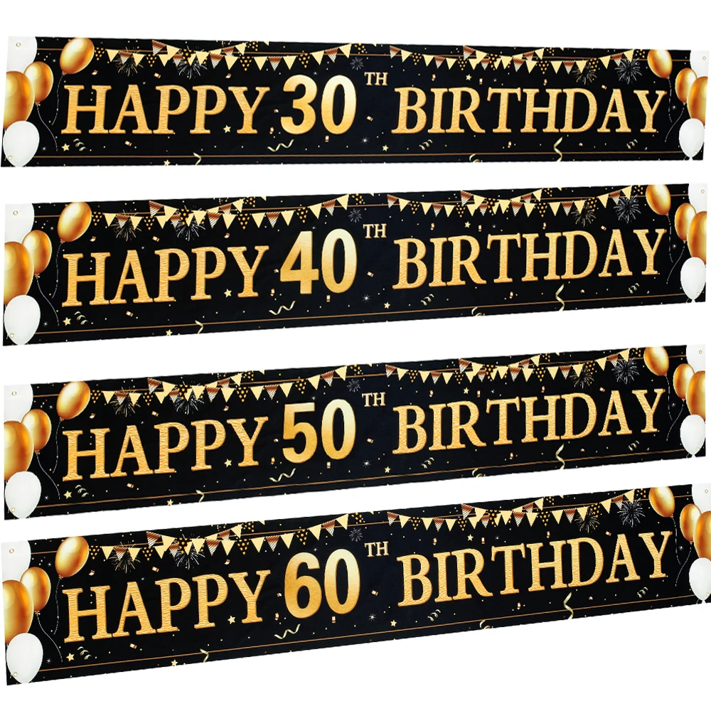 

Баннер на день рождения, товары для вечеринки на 30-й день рождения, украшение для взрослых на 40-ю, 50-ю, 60-ю, 80-ю годовщину, товары для домашней в...